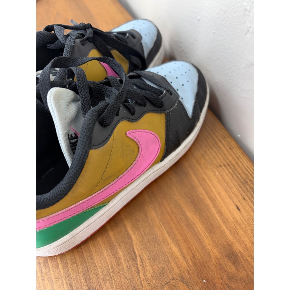 Nike Court Borough Low 2 Kids Shoes Multicolor DV5456-004 Size 4Y - Picture 6 of 8